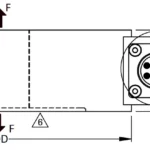 LGPA 5073 Pancake Load Cell outline dimensions